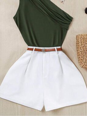 SHEIN Curve white shorts - Size 2XL - BRAND NEW NEVER WORN!!  women’s plus